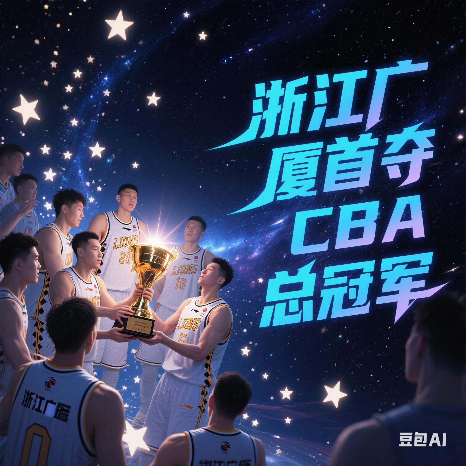 广东男篮对阵浙江队，比赛现场气氛火爆